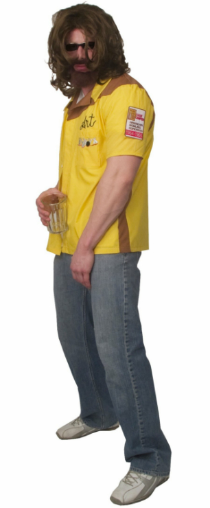 The Big Lebowski The Dude Art Bowling Adult Costume - Click Image to Close