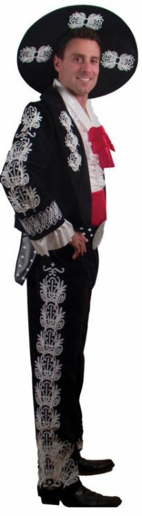 The Three Amigos Deluxe Adult Costume - Click Image to Close