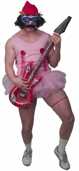 Cheech Pink Tutu Adult Costume - Click Image to Close