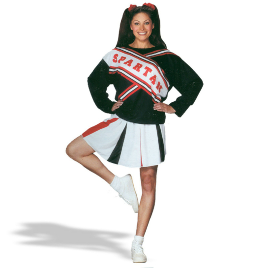 SNL Spartan Cheerleader Female Adult Costume - Click Image to Close