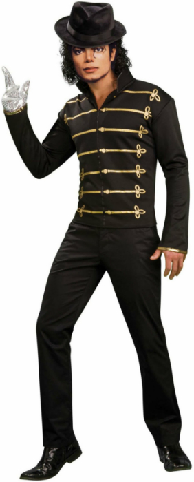 Michael Jackson Military Printed Jacket Adult Costume - Click Image to Close
