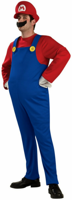 Mario Deluxe Adult Costume - Click Image to Close