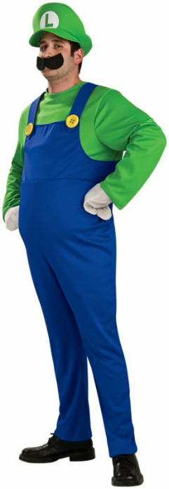 Luigi Deluxe Adult Costume - Click Image to Close