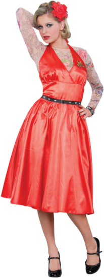 LA Ink Pin Up Diva Adult Costume - Click Image to Close