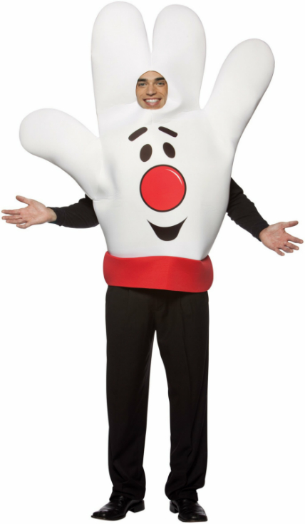 Hamburger Helper Hand Adult Costume - Click Image to Close