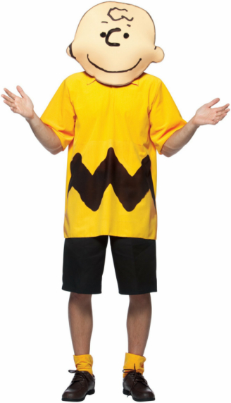 Peanuts Charlie Brown Adult Costume - Click Image to Close