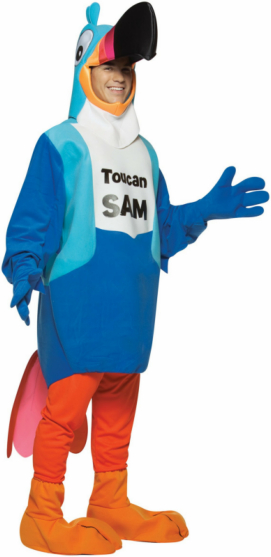 Froot Loops Toucan Sam Adult Costume