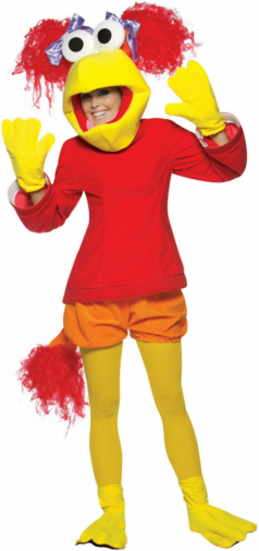 Fraggle Rock Red Adult Costume - Click Image to Close