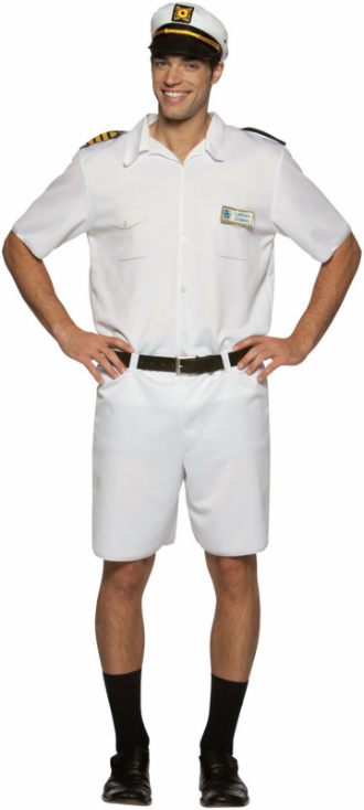 The Love Boat Captain Stubing Adult Costume - Click Image to Close