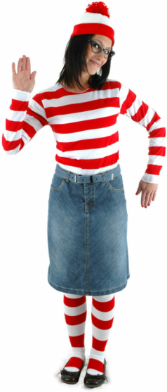 Where's Waldo - Wenda Adult Costume Kit - Click Image to Close