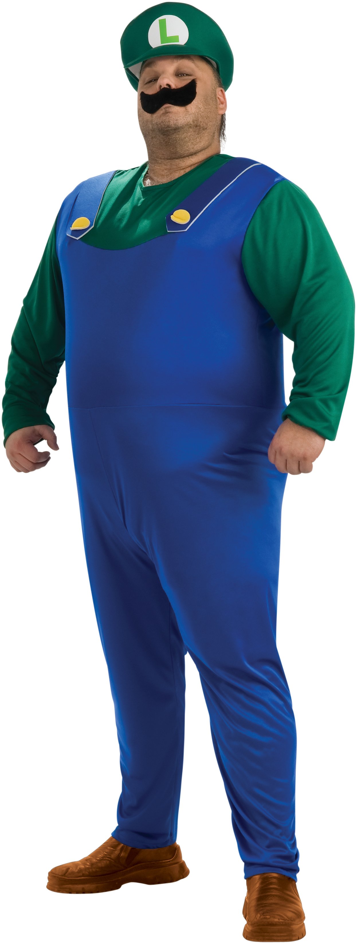 Super Mario Bros. - Luigi Plus Adult Costume