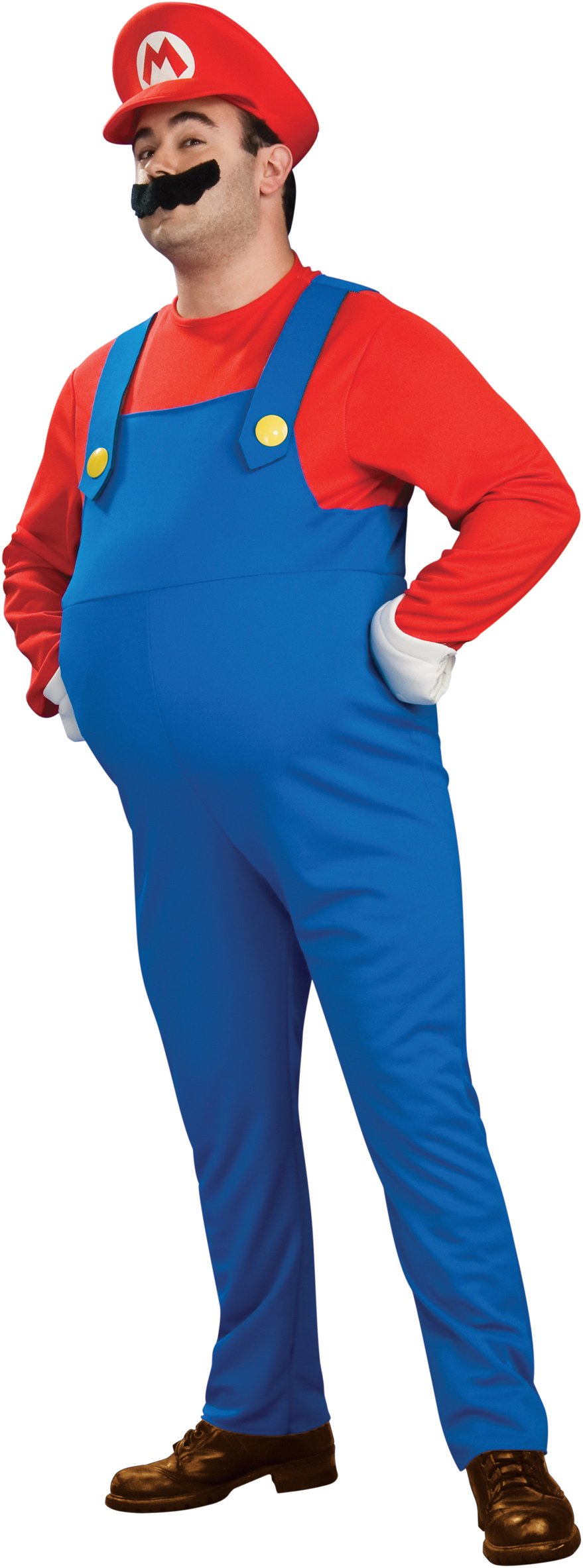 Super Mario Bros. - Deluxe Mario Plus Adult Costume