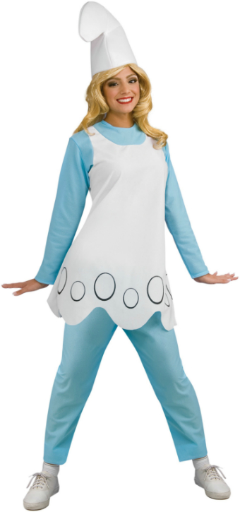 The Smurfs - Smurfette Adult Costume - Click Image to Close