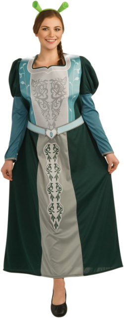 Shrek Forever After - Fiona Plus Adult Costume - Click Image to Close