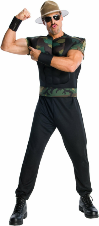 WWE - Sgt. Slaughter Adult Costume - Click Image to Close