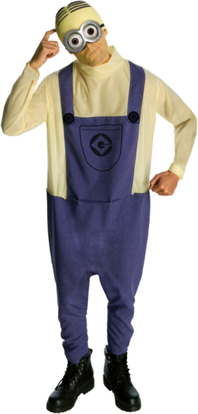 Despicable Me - Minion Dave Adult Costume - Click Image to Close