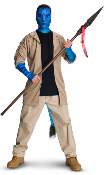 Avatar Movie Jake Sully Deluxe Adult Costume - Click Image to Close