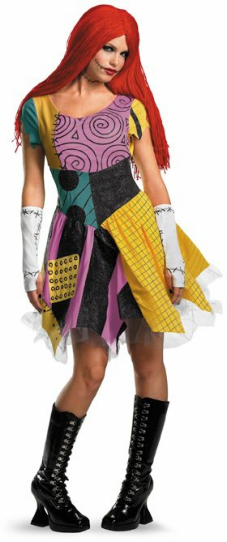 The Nightmare Before Christmas Sexy Sally Adult Costume - Click Image to Close