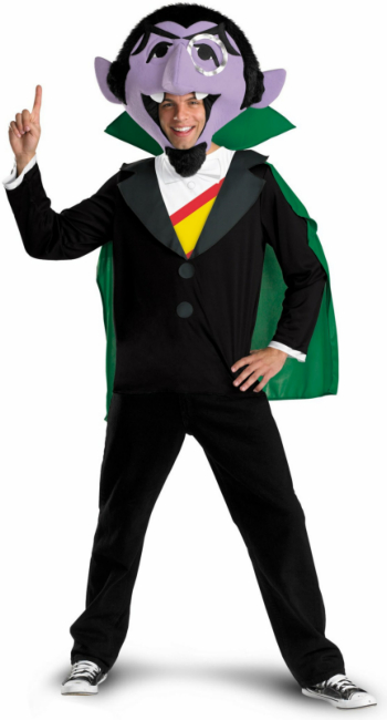 Sesame Street - The Count Adult Costume - Click Image to Close