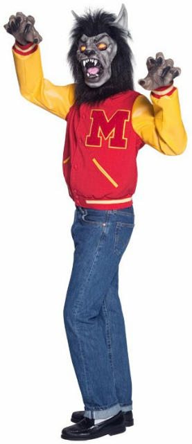 Michael Jackson Thriller Wolf Adult Costume - Click Image to Close