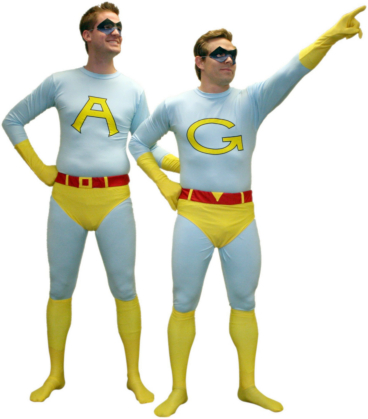 Saturday Night Live Ace & Gary - Gary Adult Costume - Click Image to Close