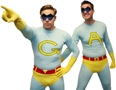 Saturday Night Live Ace & Gary - Gary Adult Costume - Click Image to Close