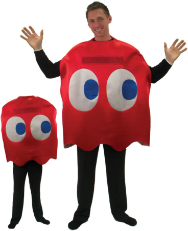 Pac-Man Blinky Deluxe Adult Costume - Click Image to Close