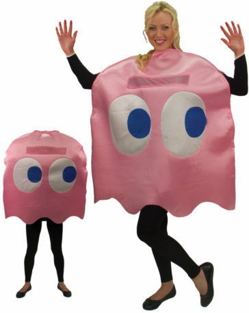 Pac-Man Pinky Deluxe Adult Costume - Click Image to Close