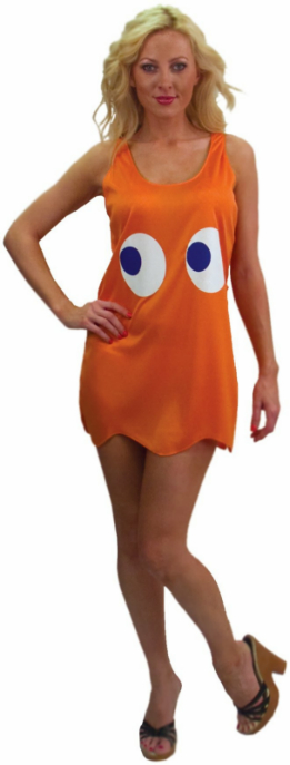 Pac-Man Clyde Deluxe Tank Dress Adult Costume