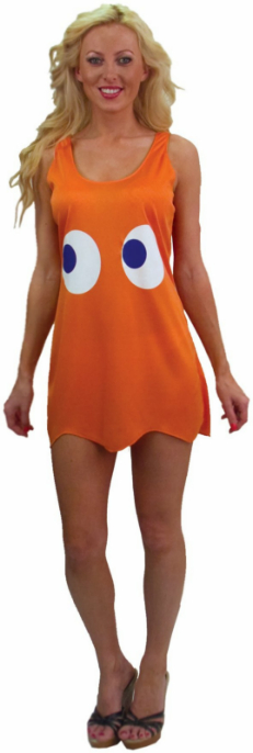 Pac-Man Clyde Deluxe Tank Dress Adult Costume