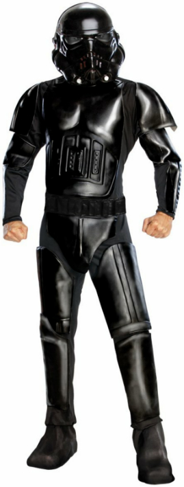 Black Shadow Stormtrooper Adult Costume - Click Image to Close