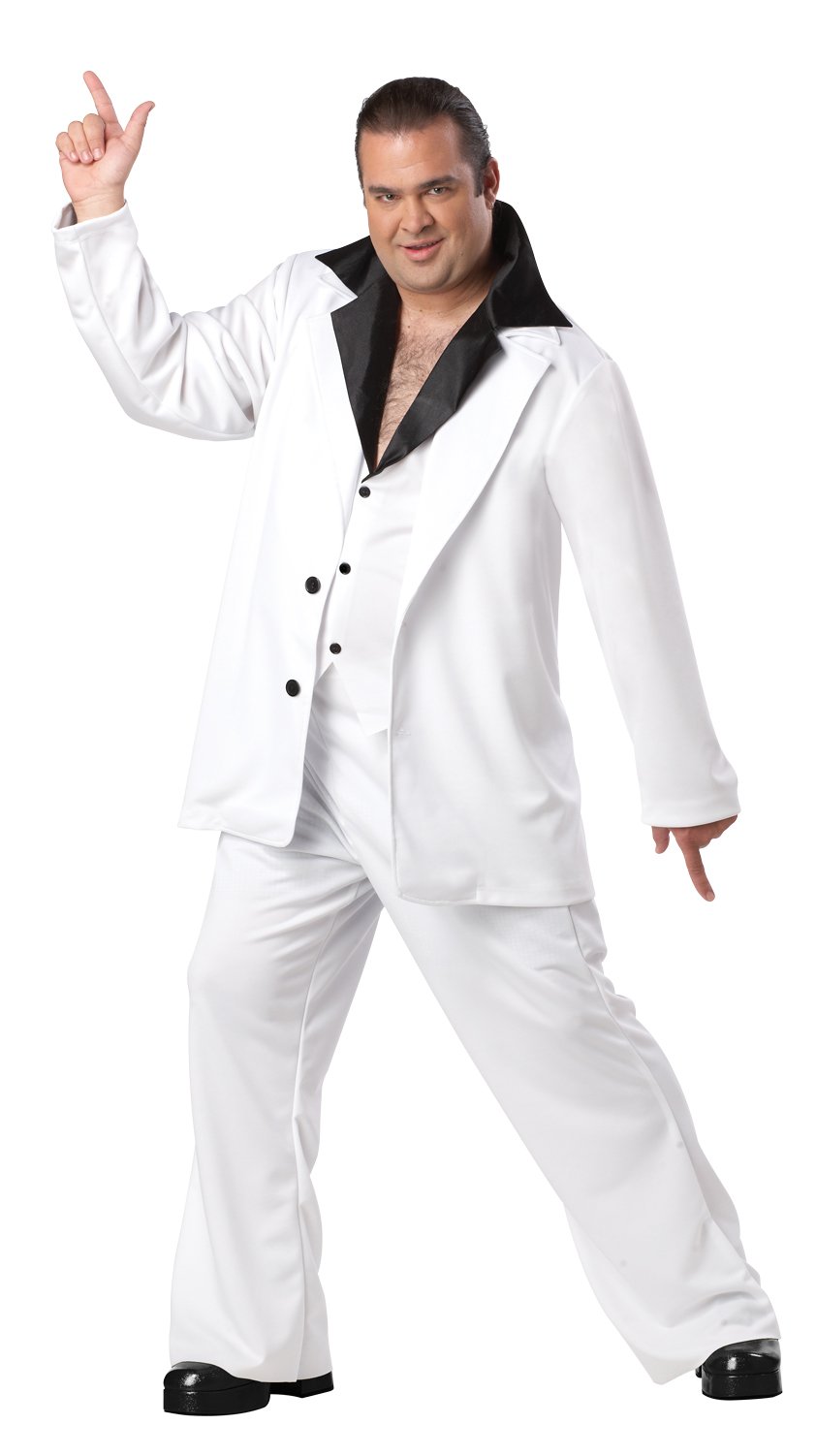 Saturday Night Fever Adult Plus Costume - Click Image to Close