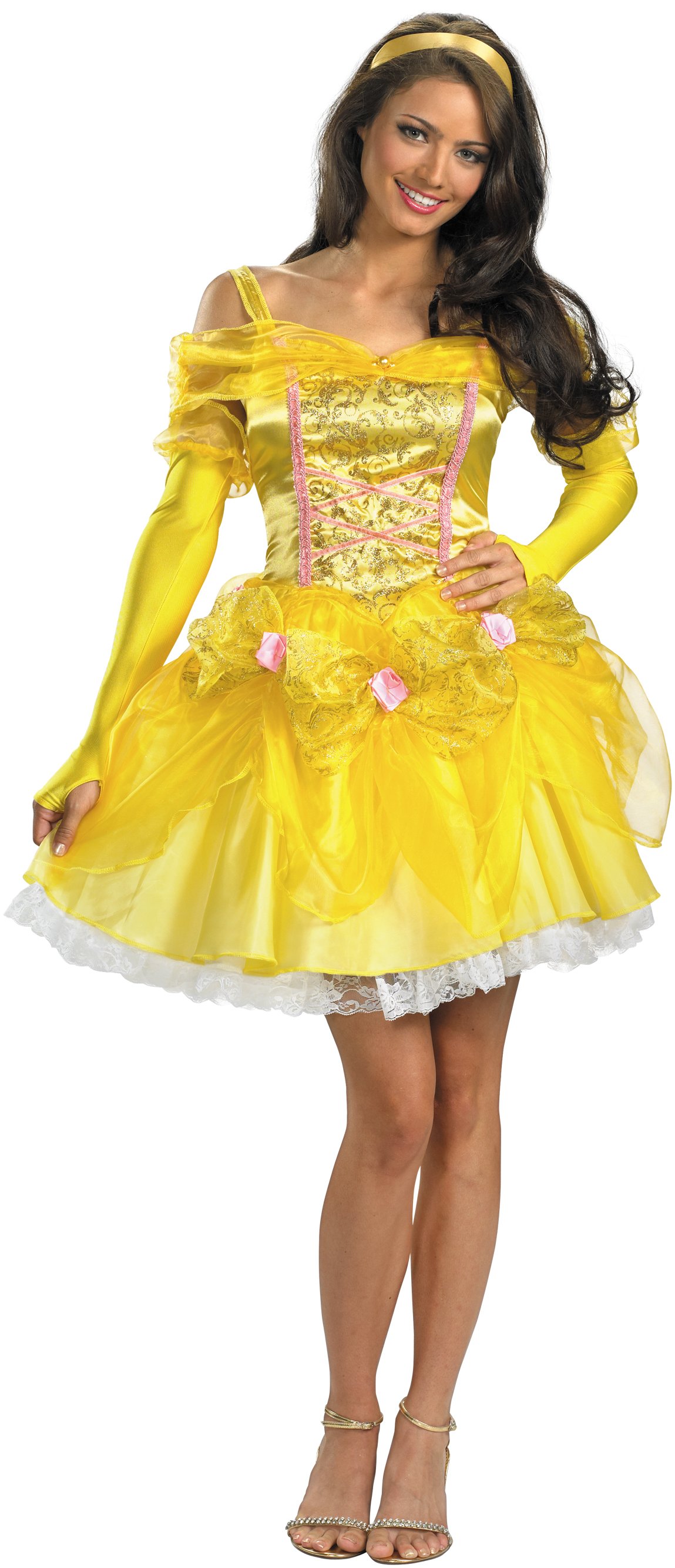 Beauty And The Beast - Sassy Belle Adult Costume - Click Image to Close