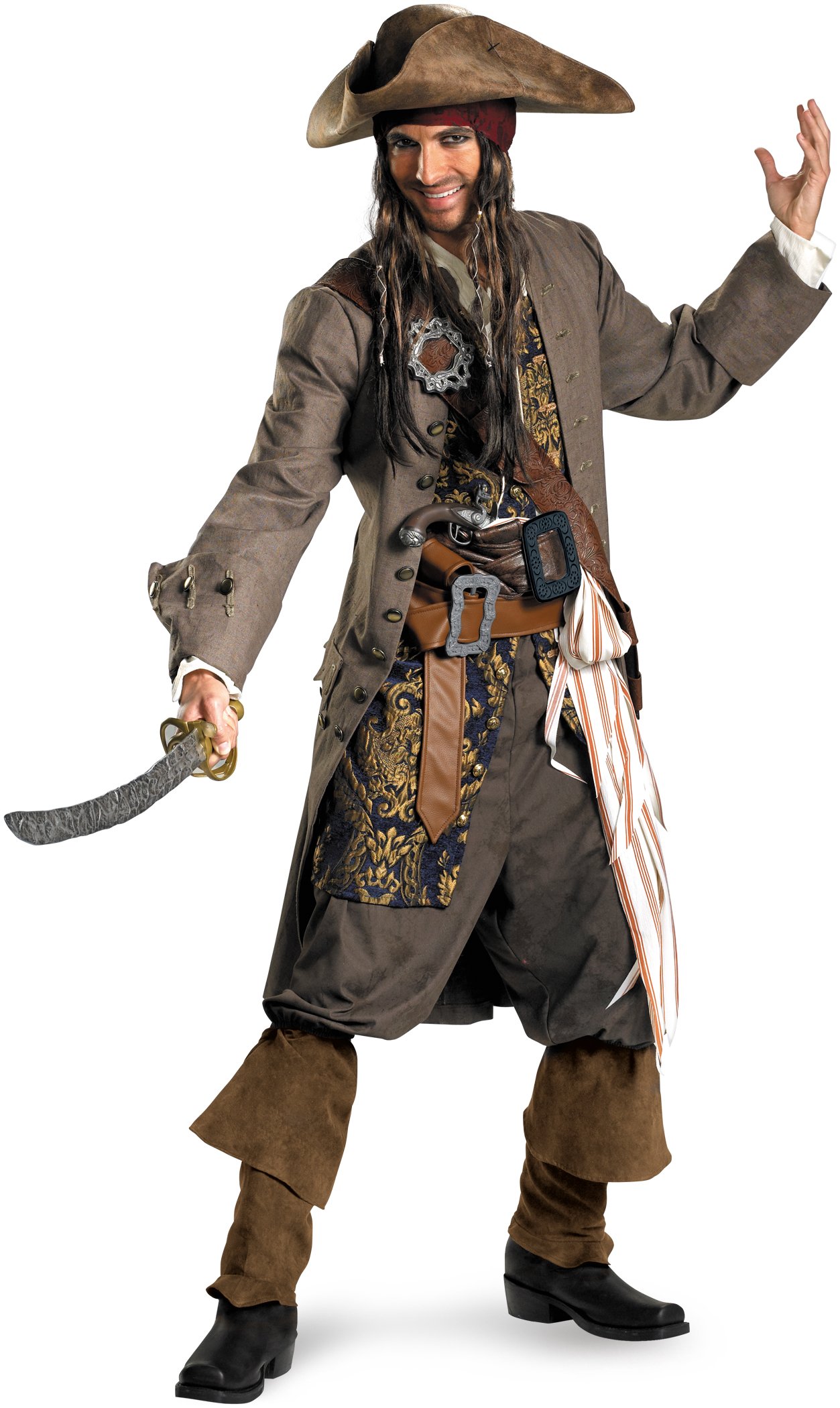 Pirates Of The Caribbean - Captain Jack Sparrow Theatrical Adult