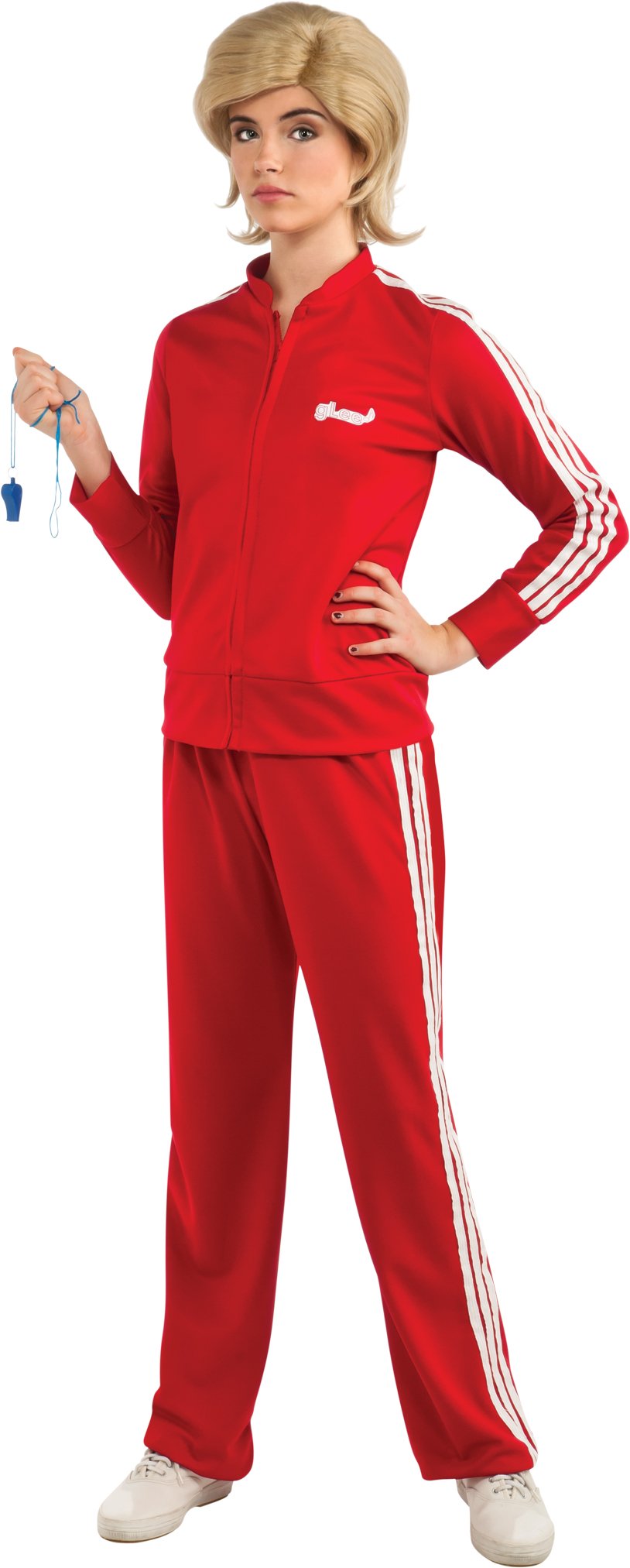 Glee - Sue Track Suit (Red) Adult Costume - Click Image to Close