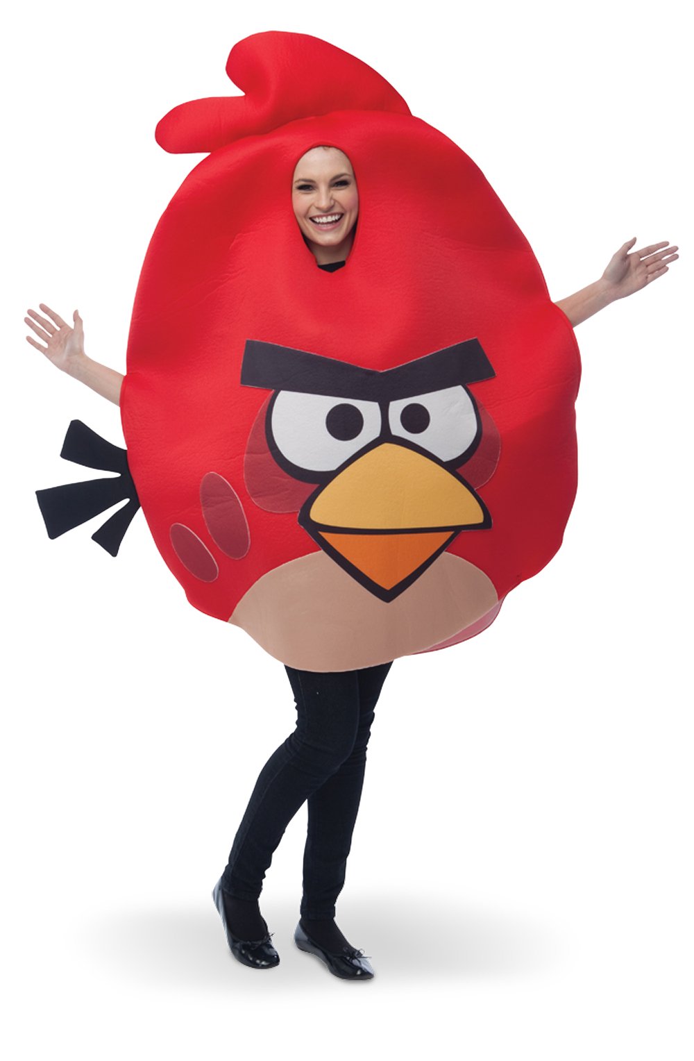 Rovio Angry Birds - Red Angry Bird Adult Costume - Click Image to Close