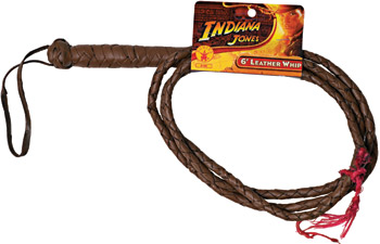 Leather Indiana Jones 6ft Whip - Click Image to Close