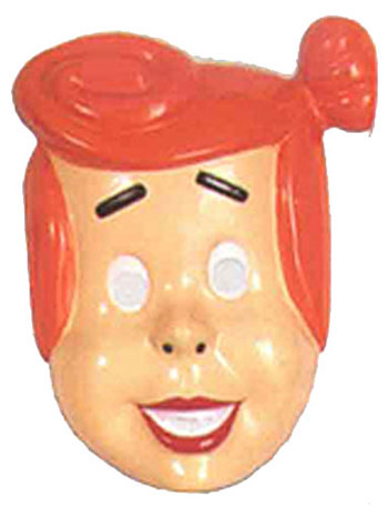 Wilma Flintstone Adult PVC Mask - Click Image to Close