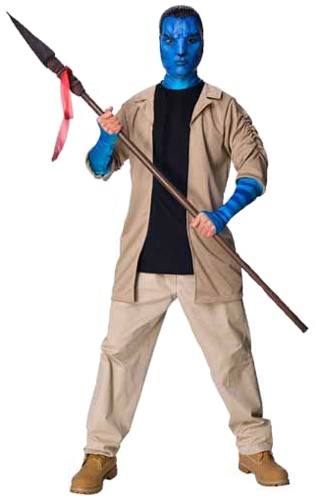 Adult Deluxe Avatar Jake Sully Costume - Click Image to Close