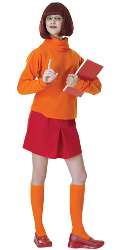 Adult Velma Costume - Click Image to Close
