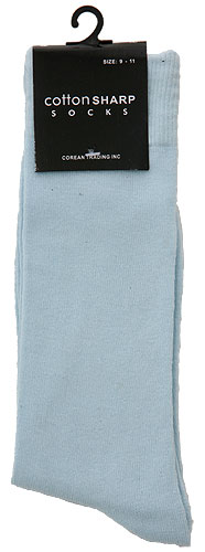 Baby Blue Dress Socks - Click Image to Close