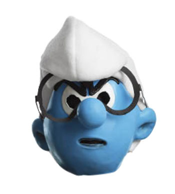 Brainy Smurf Mask - Click Image to Close