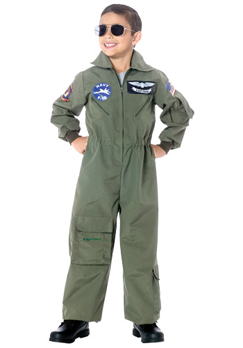 Child Deluxe Airforce Pilot Costume - Click Image to Close