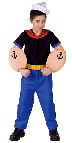 Child Popeye Costume - Click Image to Close