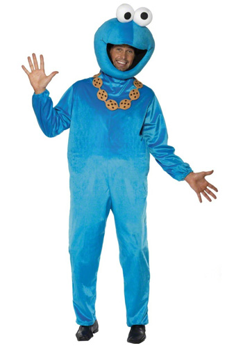 Plush Cookie Monster Costume - Click Image to Close