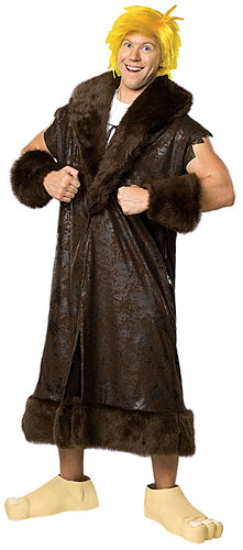 Barney Rubble Plus Size Costume - Click Image to Close