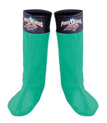 Green Power Ranger Boot Tops - Click Image to Close