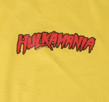 Yellow Hulkamania Bandana - Click Image to Close
