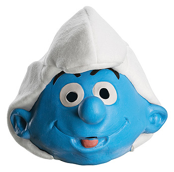 Jokey Smurf Mask - Click Image to Close