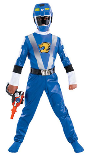 Kids Blue Power Ranger Costume - Click Image to Close